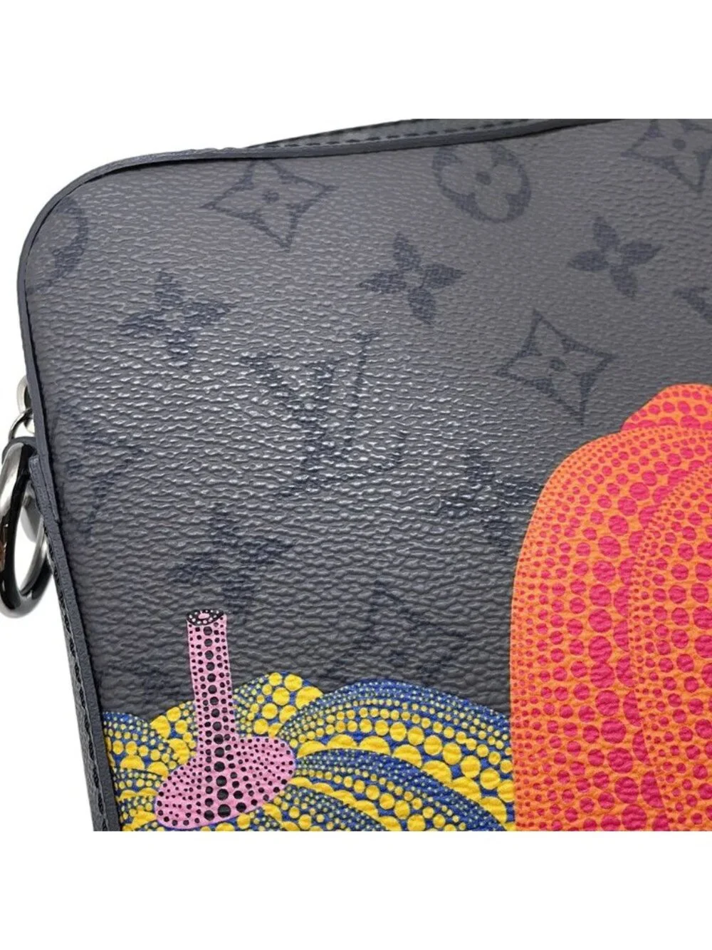 Louis Vuitton Shoulder Bag Monogram Eclipse Reverse LV Yk Trio Messenger Yayoi